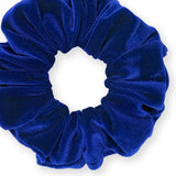 Velvet Scrunchies Premium Plush Soft Ponytail Holder Made in the USA Black