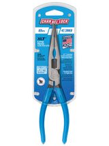 Channellock 326 6-Inch Long Nose Plier with Side Cutter, Blue