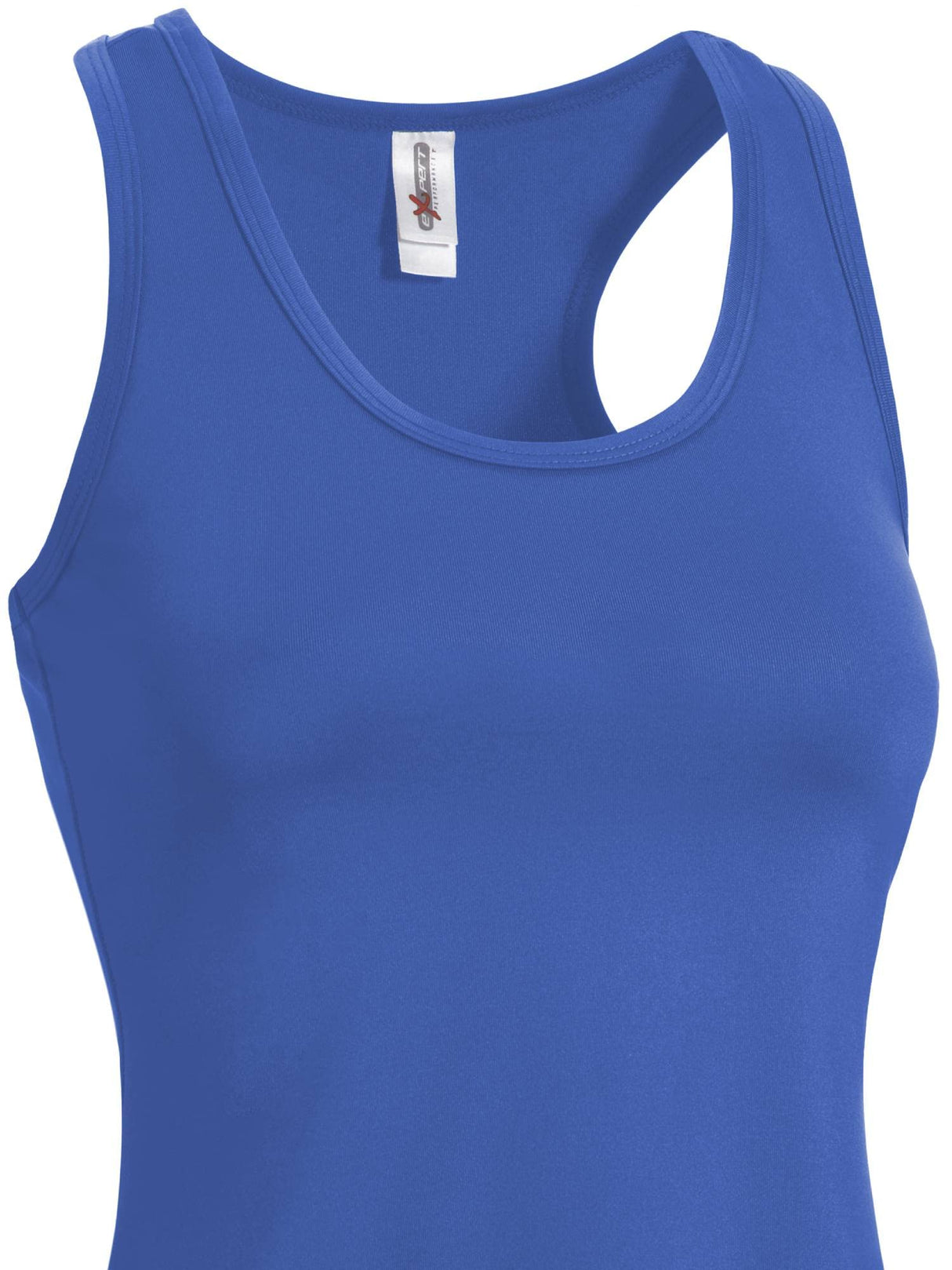 Expert Brand USA-Made Women's Activewear Performance Racerback Power Tank Top