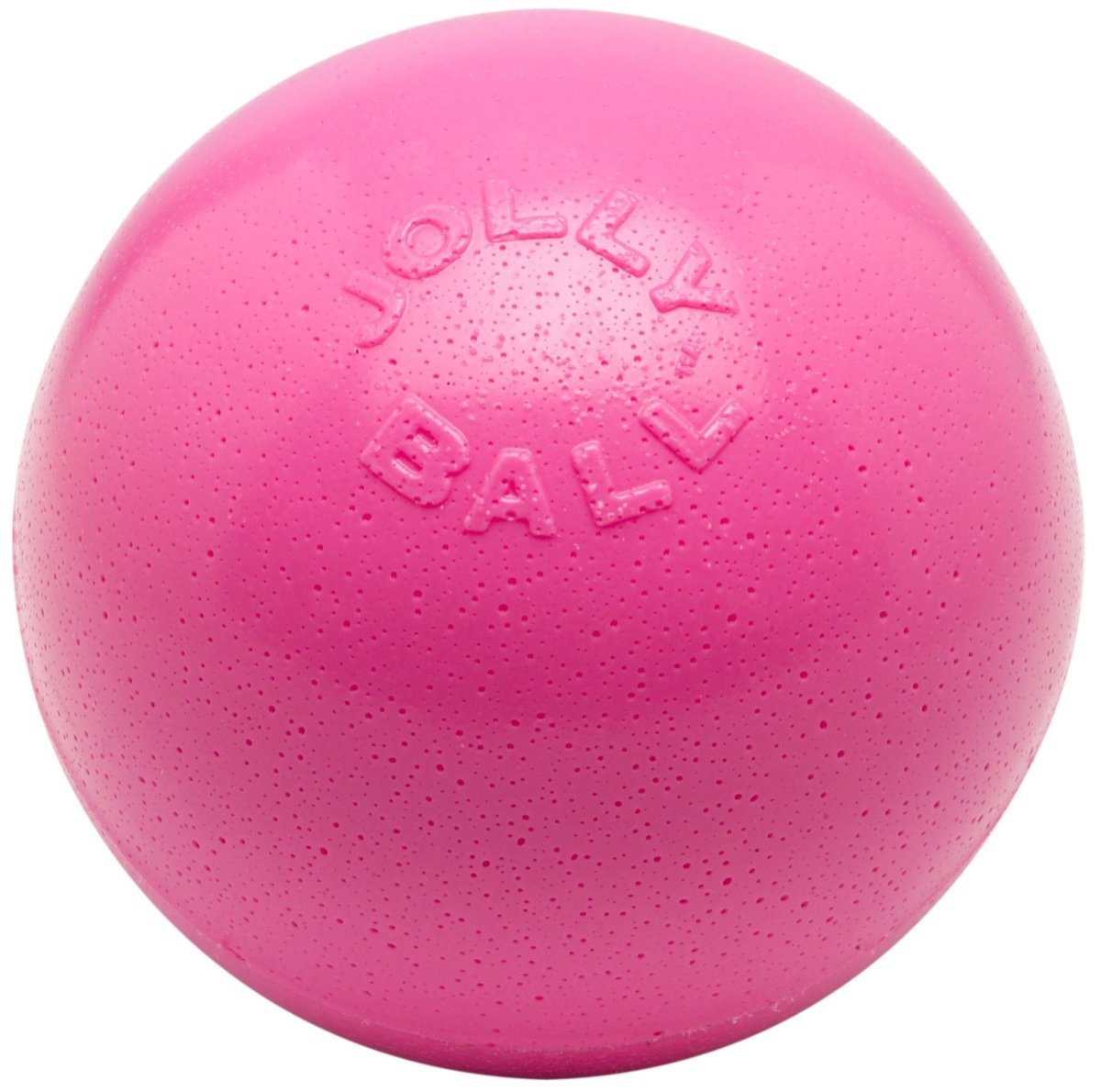 Jolly Pets Bounce-n-Play Dog Toy Ball, 6 Inches, Pink, 6 Inches/Medium (2506 PK)