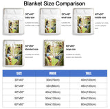 Ships Next Day,Custom Blanket with Picture Made in USA,Personalized Photo Blanket for Family Anniversary Christmas Birthday Halloween Valentines