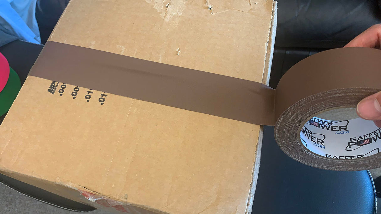 Gaffer Power Proudly Made in The USA, Real Professional Grade Gaffer Tape, Heavy Duty Gaffers Tape, Non-Reflective, Multipurpose. 2 Inches x 30 Yards, Black