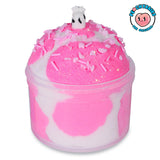 Slime Strawberry Cow Cloud Slime, Made in USA Premium Slime, 100% Authentic Peachybbies, 7 oz., Scented Slime for Kids from The Original Peachybbies Slime Shop, ASMR, Limited Edition