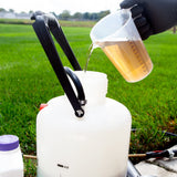 One Gallon 128oz Measure Pitcher - Convenient Conversion Chart - Strong Food Grade - Great for Lawn, Chemicals Pool, Ag, Lye, Home Hobbies, Motor Oil, Fluids - Turnah Precision Products, Made in USA