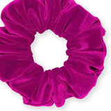 Velvet Scrunchies Premium Plush Soft Ponytail Holder Made in the USA Black