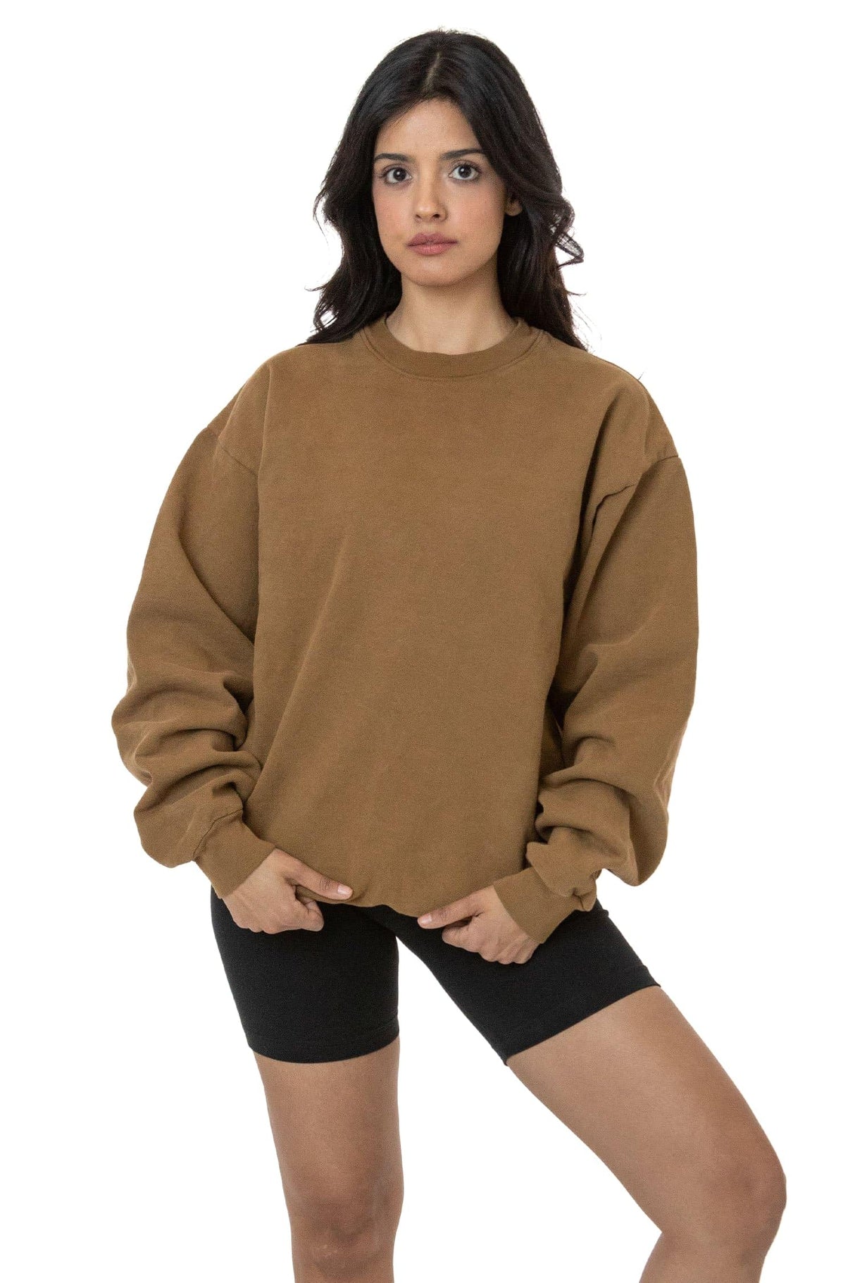 Los Angeles Apparel Heavy Fleece Crewneck Sweater (Garment Dye 2)