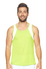 Expert Brand USA-Made Men's Oxymesh Dry Fit Athletic Tank Top Muscle Shirt