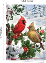 Masterpiece Sparkling Santa Christmas Cards / 16 Festive Holiday Cards Set With White Envelopes / 5 5/8" x 7 7/8" Winter Gold Foil Greeting Cards With Inside Verse/Made In The USA