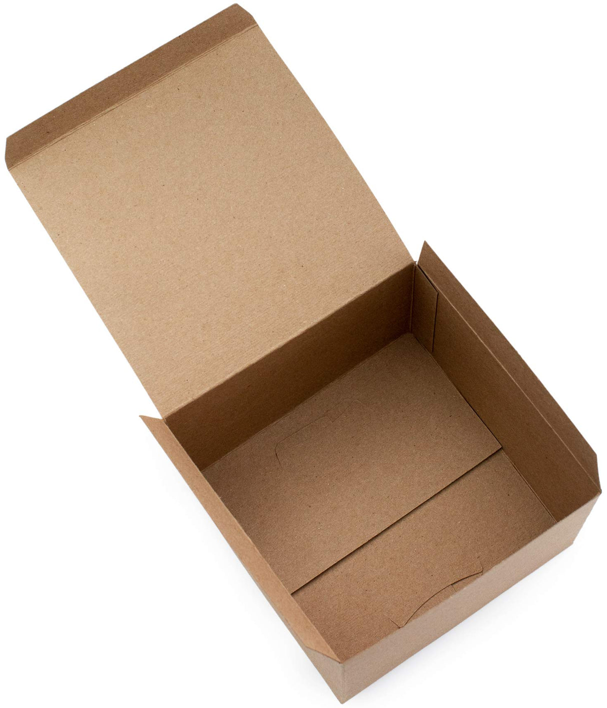 Made in USA 10-Count Recycled Brown Kraft Gift Boxes (5" X 5" X 3") with Tuck Lids for Weddings, Crafting and Baking Packaging Needs
