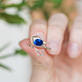 Bottled Up Designs Handmade Little Bird Ring, Recycled Antique Bottles, Sterling Silver, Eco Friendly, Made in USA, Birthday Gifts, Mothers Day, Women, Anniversary (Red Beer Bottle)