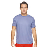 Expert Brand USA-Made Men's Oxymesh Crewneck Short Sleeve Active T-Shirt for Sports Hiking Running Gym