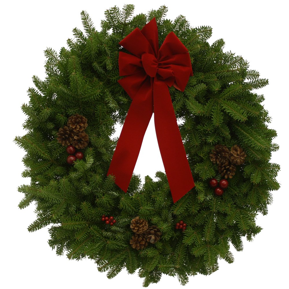 30-Inch Classic Maine Balsam Wreath