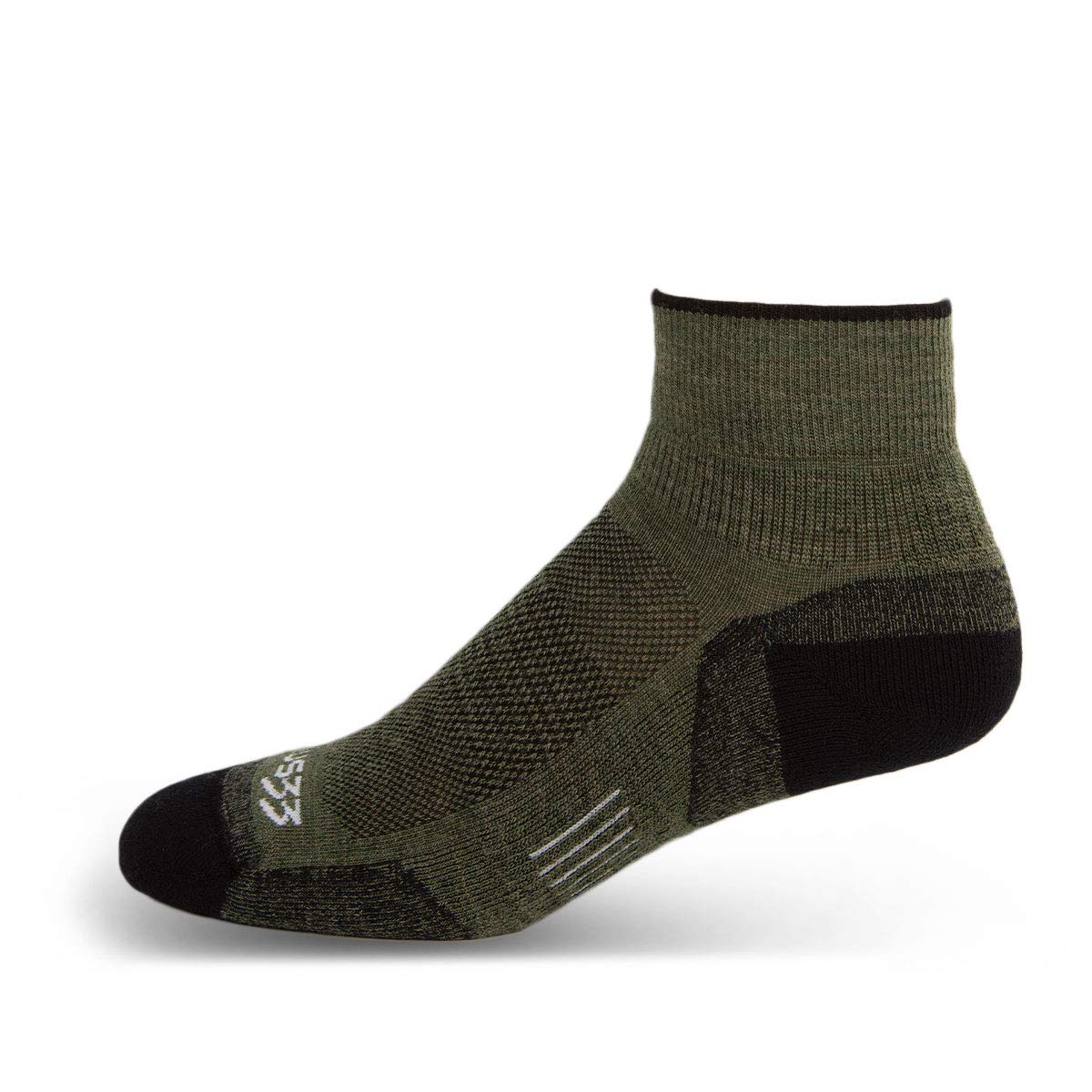 USA Made - Ankle Socks - Trail Running Socks - Merino Wool - Mountain Heritage