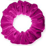 Velvet Scrunchies Jumbo Size Plush Big Ponytail Holders Thick Braided Locked Hair Big Made in the USA Green Pine