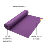 Hugger Mugger Tapas Ultra Yoga Mat - Outstanding 1/4″ Soft Cushion, Lightweight, Made in the USA Sticky Mat, Durable and Long-Lasting