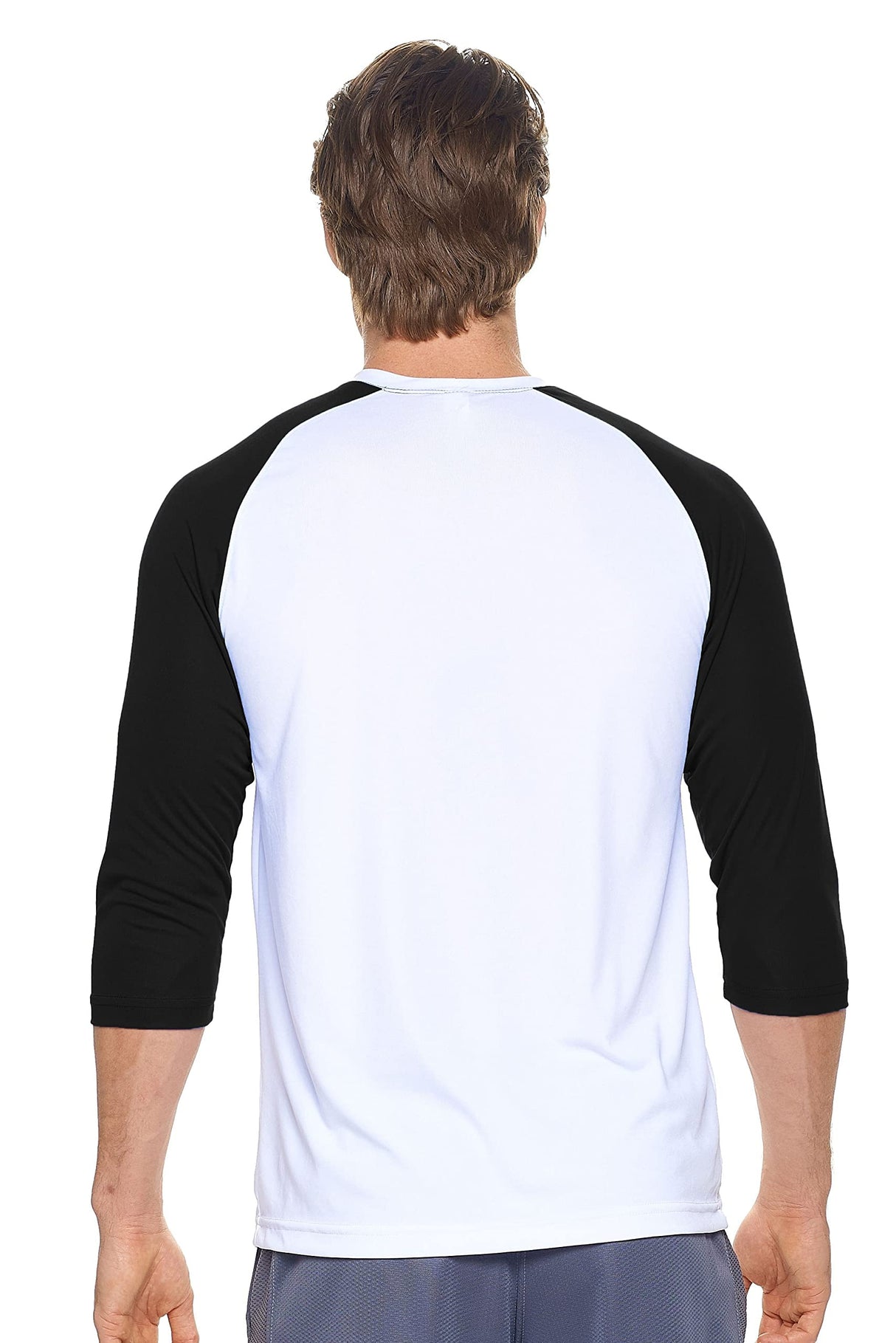 Expert Brand USA-Made Men's Drimax Dry Fit Raglan Baseball Athletic Shirt