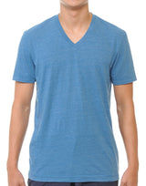 YURO-K Men's Short Sleeve V-Neck T-Shirt Premium Cotton Classic Short Sleeve V-Neck T-Shirt