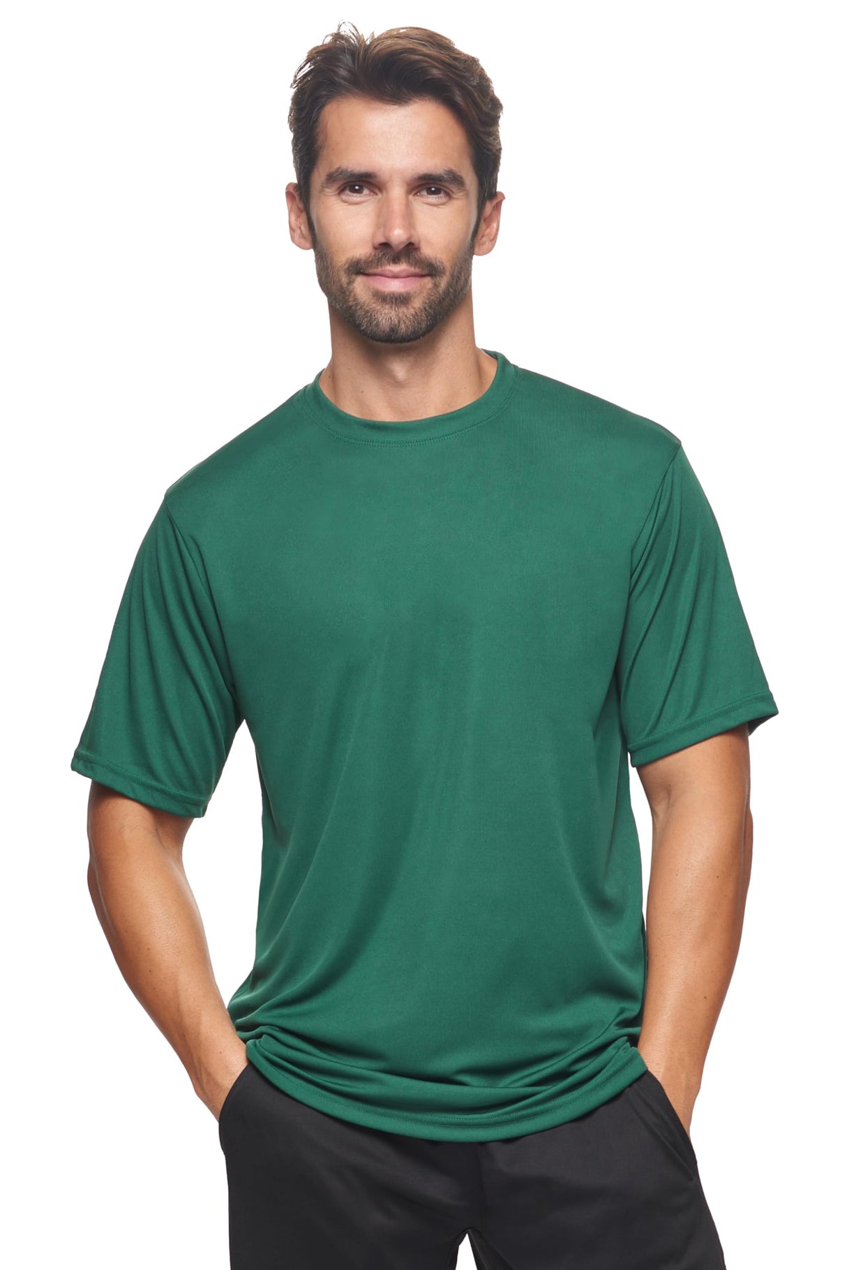 Expert Brand USA-Made Men's Drimax Short-Sleeve Active T-Shirt for Training Gym Hiking Workout