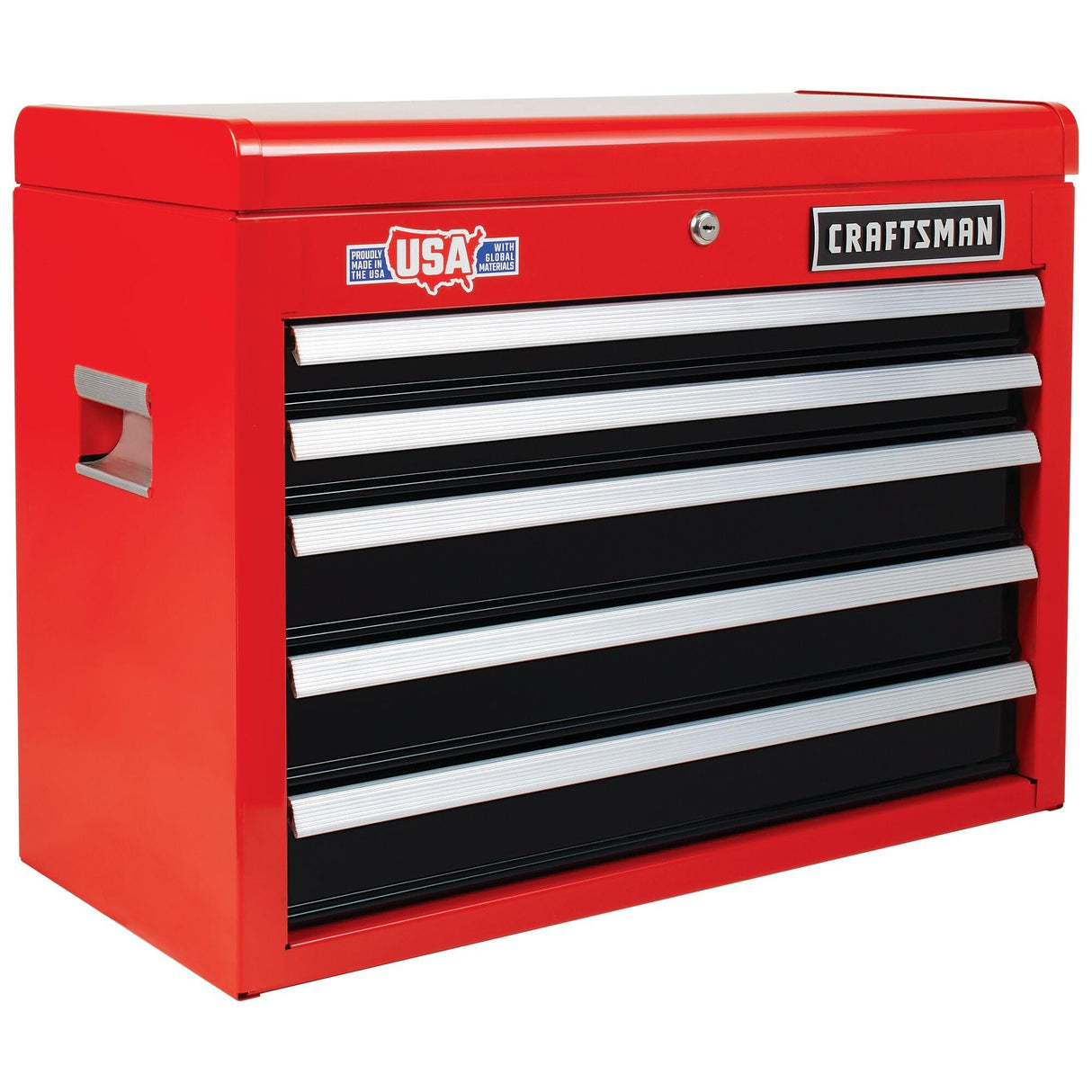 CRAFTSMAN 2000 Series 26-in W x 19.75-in H 5-Drawer Steel Tool Chest (Red)