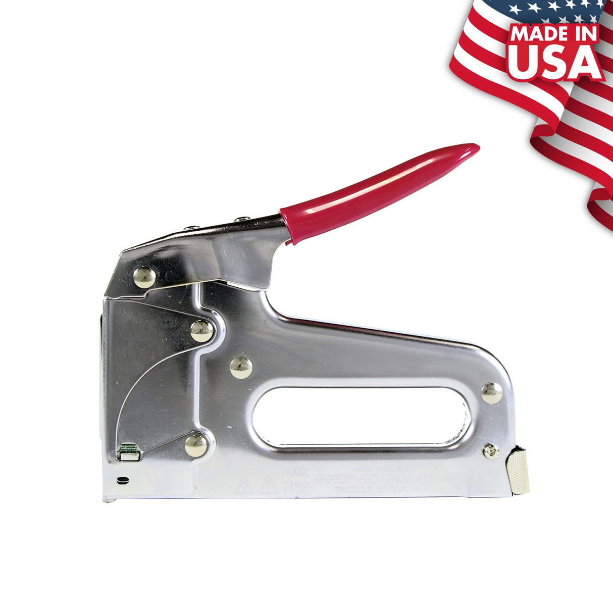 Arrow T18 Heavy Duty Staple Gun with Rear-Load Magazine for Low Voltage Cables and Wiring, Fits Wires up to 3/16-Inch Diameter
