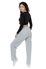 Heavy Fleece Wide Leg Sweatpants (Piece Dye)