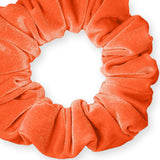 Velvet Scrunchies Jumbo Size Plush Big Ponytail Holders Thick Braided Locked Hair Big Made in the USA Green Pine