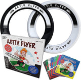 Activ Life Kid’s Flying Rings [2 Pack] They Fly Straight & Don’t Hurt! 80% Lighter Than Standard Frisbees - Replace Screen Time with Healthy Family Fun - Get Outside & Play! Proudly Made in The USA