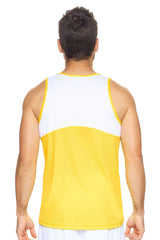 Expert Brand USA-Made Men's Oxymesh Dry Fit Athletic Tank Top Muscle Shirt