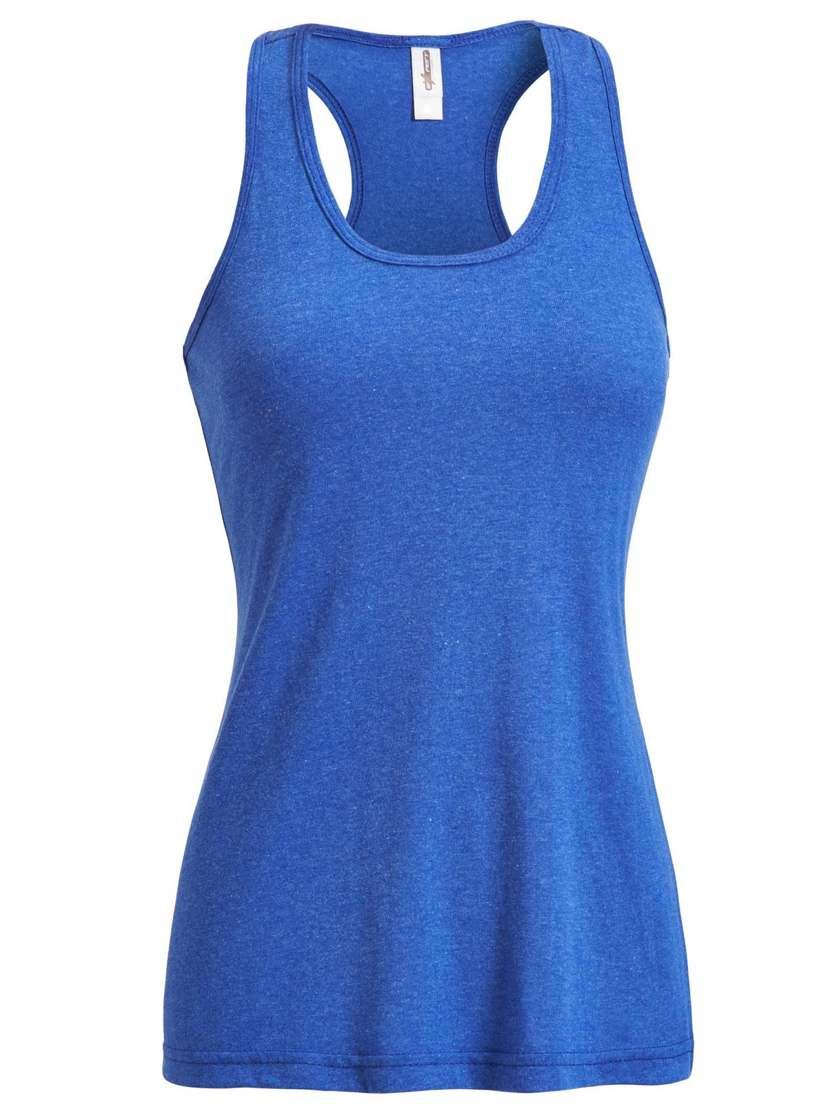 Expert Brand USA-Made Women's Performance Heather Racerback Tank Top