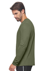 Expert Brand USA-Made Men's Oxymesh Dry Fit Athletic Long Sleeve Shirt