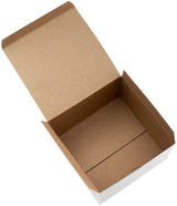 Made in USA 10-Count Recycled Brown Kraft Gift Boxes (5" X 5" X 3") with Tuck Lids for Weddings, Crafting and Baking Packaging Needs