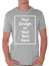 Custom Shirt Men Personalized Add Your Image T-Shirt Add Your Text Photo Front/Back Print