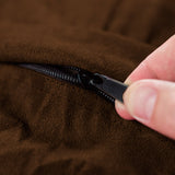 Chill Sack - Bean Bags 3-Feet Memory Foam Bean Bag Chair, Black Micro Suede