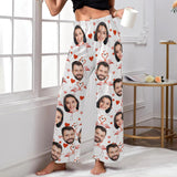 Custom Pajamas Pants with Photo for Men Women:Made in USA Personalized Pajama Trousers,Gifts for Wife Husband