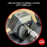 Micro Gainz Dumbbell Fractional 1.25lb Weight Plate, Ideal for Micro Loading, (Choose Color) 2 Piece Fractional Weight Plates, Designed for Dumbbell Training, Made In USA