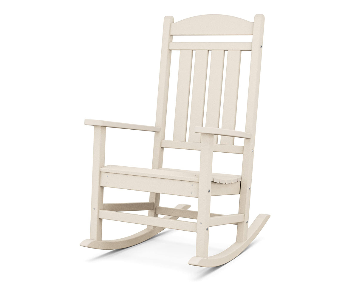 POLYWOOD R100SA Presidential Rocking Chair, Sand