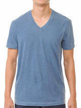 YURO-K Men's Short Sleeve V-Neck T-Shirt Premium Cotton Classic Short Sleeve V-Neck T-Shirt