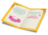 Prime Greetings Friend Birthday Card, Made in America, Eco-Friendly, Thick Card Stock with Premium Envelope 5in x 7.75in, Packaged in Protective Mailer