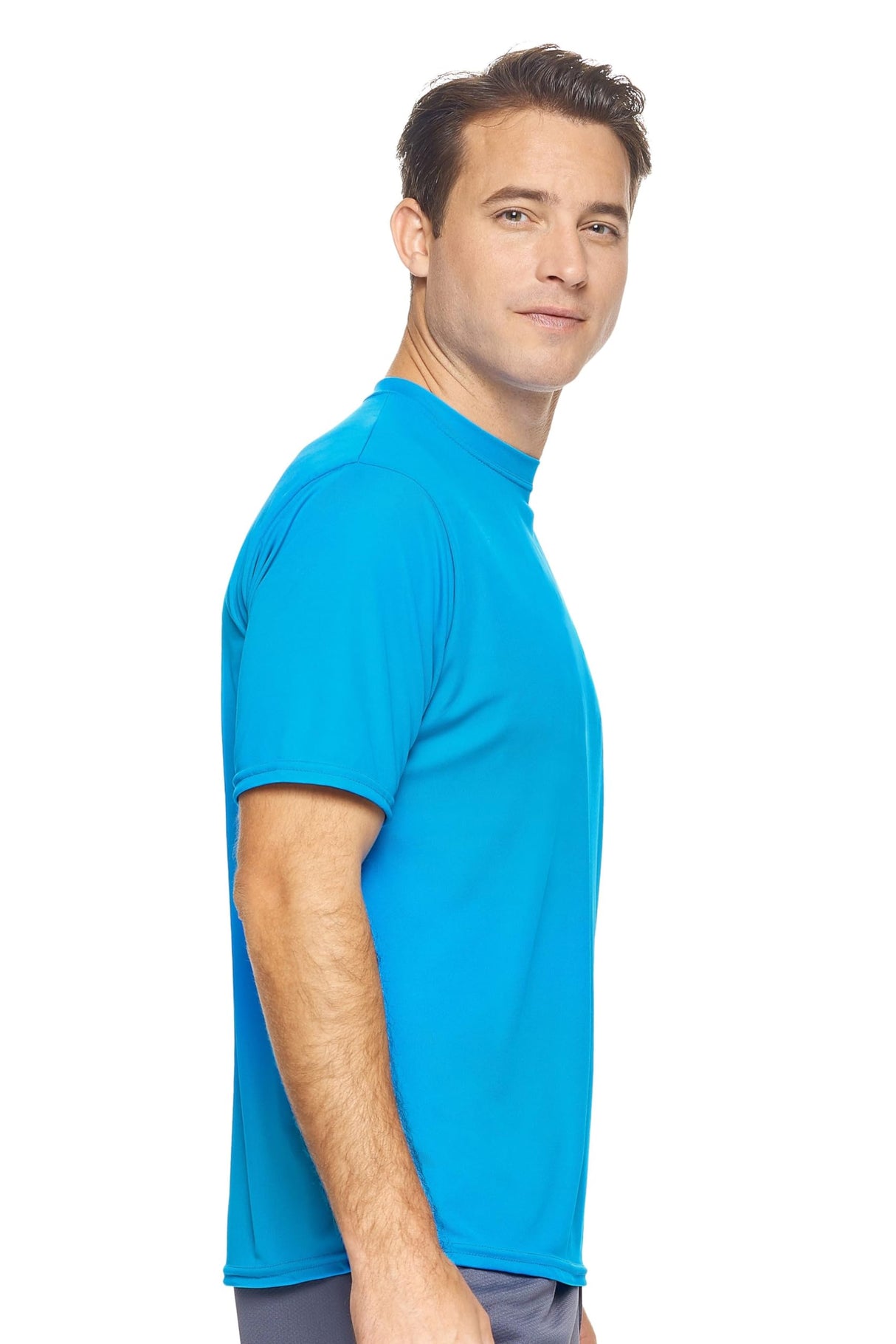 Expert Brand USA-Made Men's Drimax Short-Sleeve Active T-Shirt for Training Gym Hiking Workout