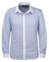 Akwa Made in USA Men's Knit Sublimated Dress Shirt with Dry Wicking Poly