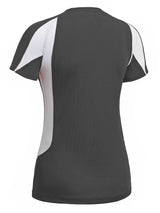 Expert Brand USA-Made Women's Oxymesh Dry Fit Color Blocked Athletic T-Shirt
