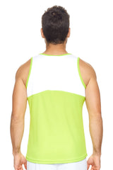 Expert Brand USA-Made Men's Oxymesh Dry Fit Athletic Tank Top Muscle Shirt