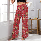 Custom Pajamas Pants with Photo for Men Women:Made in USA Personalized Pajama Trousers,Gifts for Wife Husband