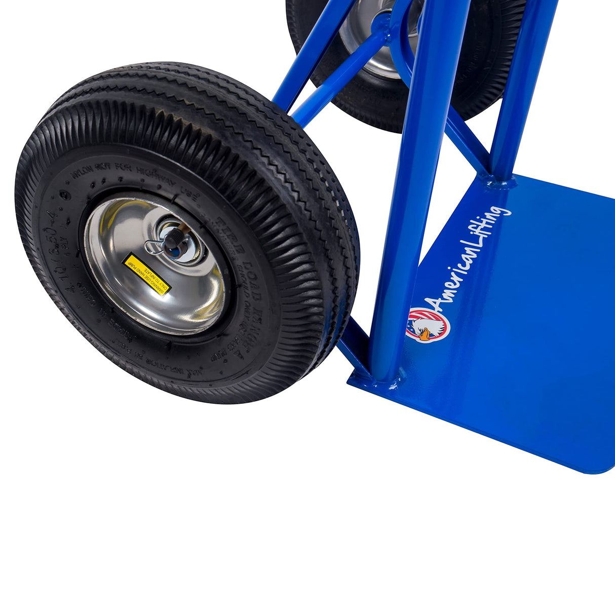 P Handle Super Steel 800 lb. Hand Truck with 10" x 3 1/2" Pneumatic Wheels