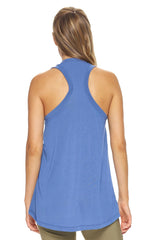 Expert Brand USA-Made Women's Soft Casual Activewear Siro V-Neck Racerback