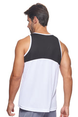 Expert Brand USA-Made Men's Oxymesh Dry Fit Athletic Tank Top Muscle Shirt