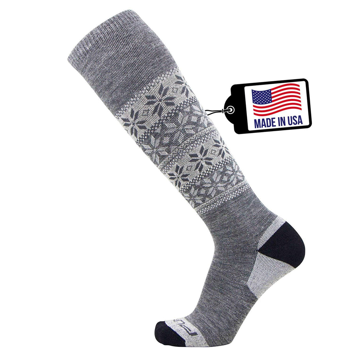 Alpaca Ski Socks – Men Warm Wool Sock, Women Skiing, Snowboarding