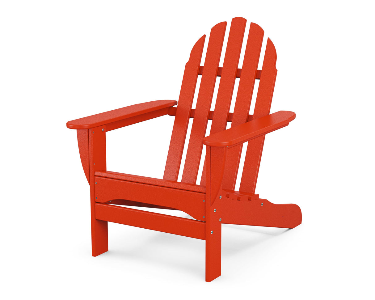 POLYWOOD AD4030PB Classic Outdoor Adirondack Chair, Pacific Blue