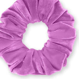 Velvet Scrunchies Premium Plush Soft Ponytail Holder Made in the USA Black