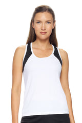 Expert Brand USA-Made Women's Oxymesh Dry Fit Sleeveless Tank Top Athletic Shirt